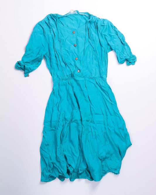 Teal  Dress, L