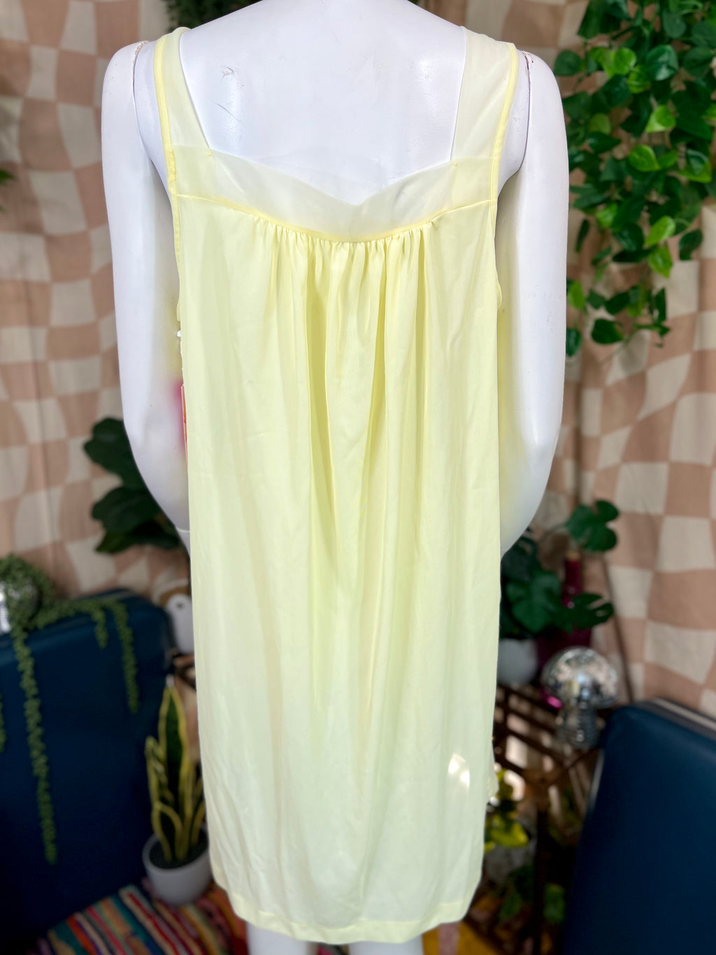 Vintage Embroidered Nightgown, S