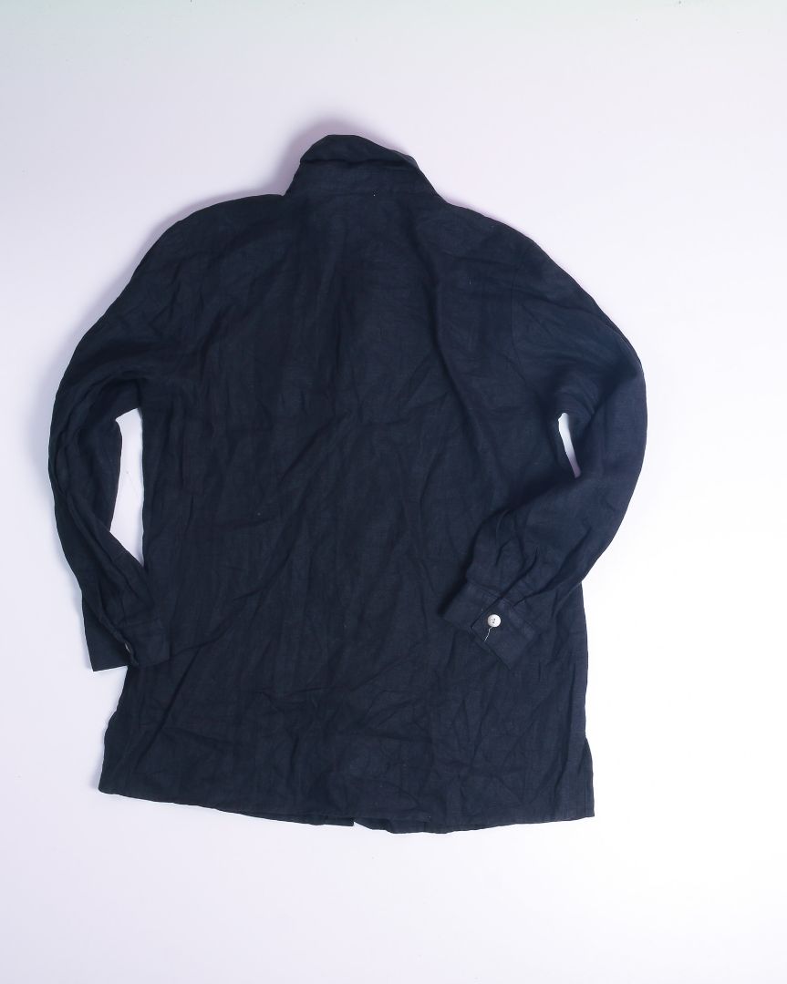 Black  Button Down, XL