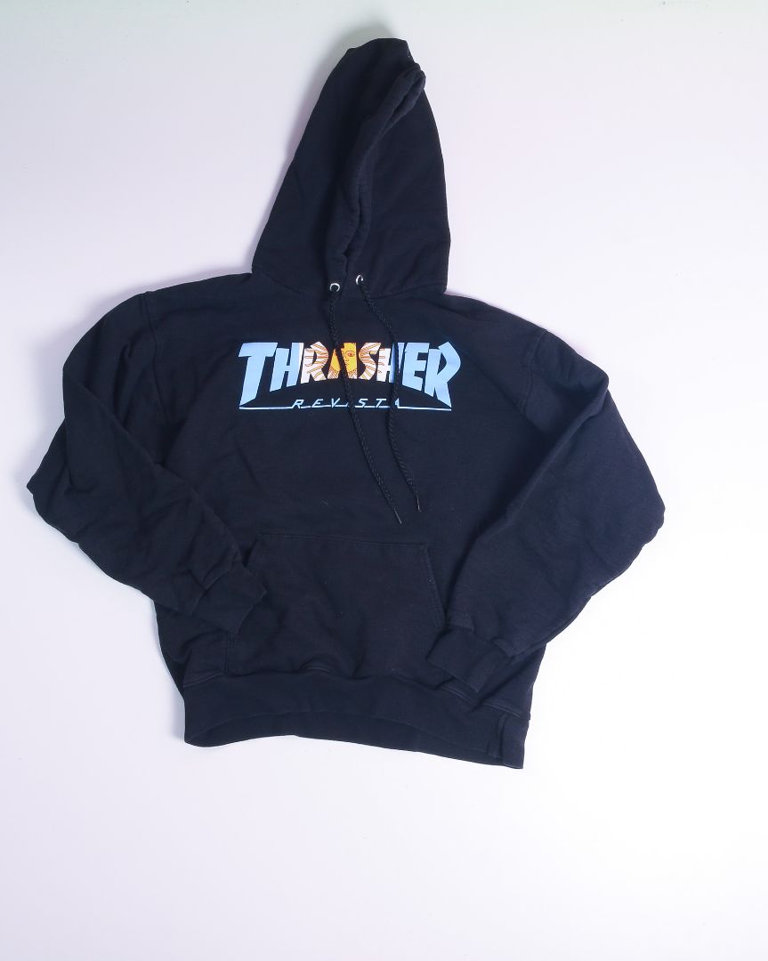 Black Thrasher Hoodie, S