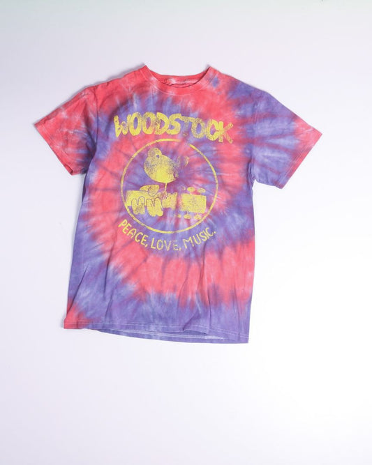 Red Woodstock T-shirt, M