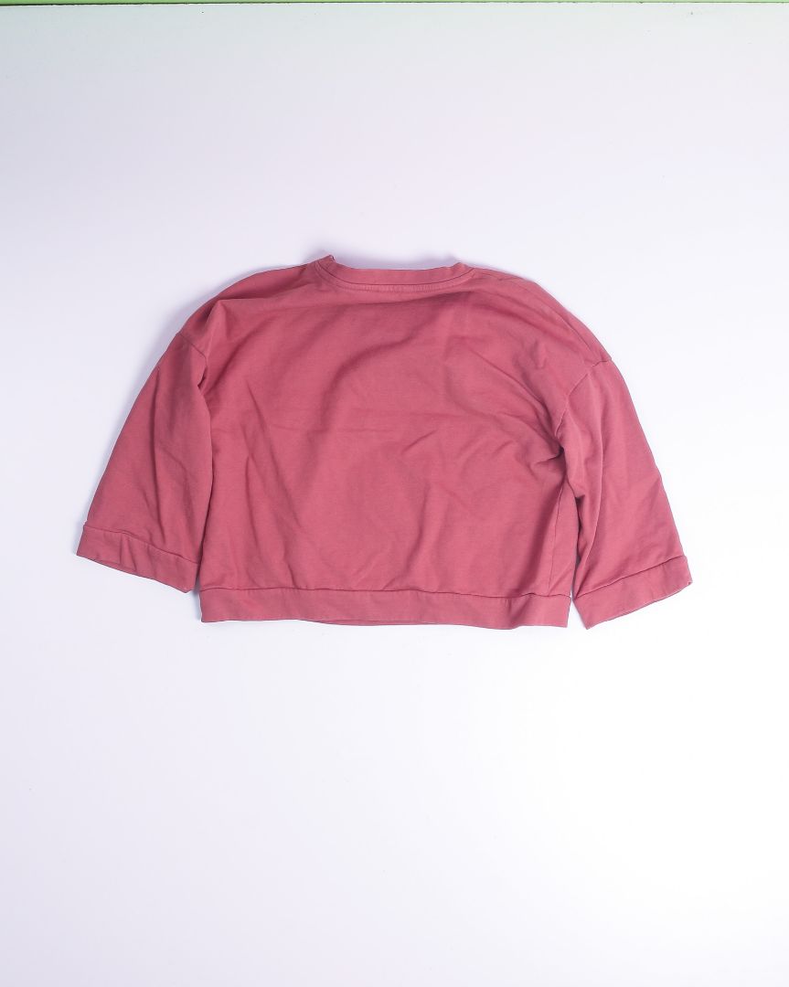 Red Vero Moda Cropped Long Sleeve, M