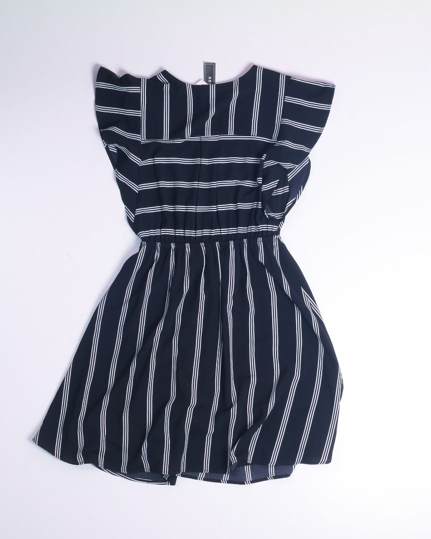 B&W Monteau Mini Dress, M
