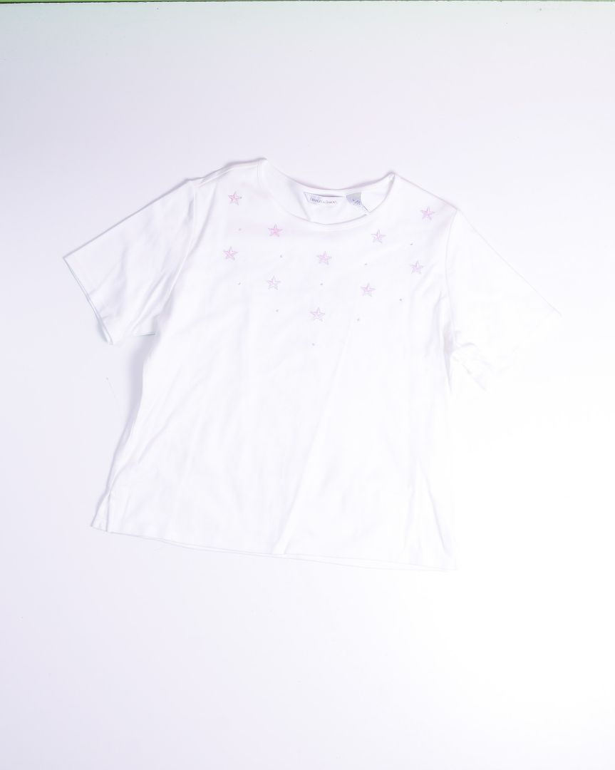 White Drapers&Damons Tee Shirt, L