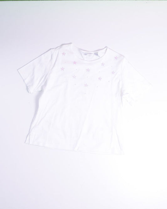 White Drapers&Damons Tee Shirt, L