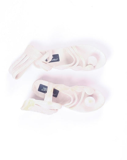 White Jean Paul Galtier Sandals, 6.5