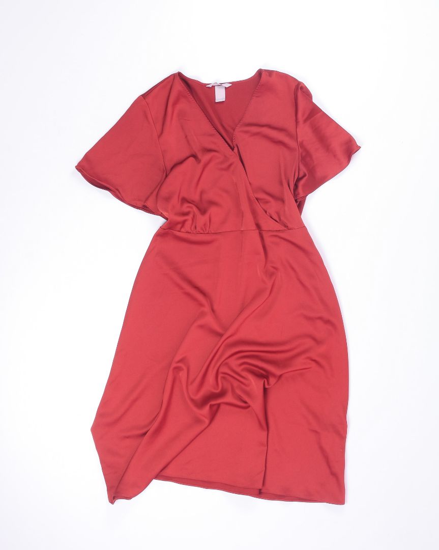 Orange H&M Midi Dress, L