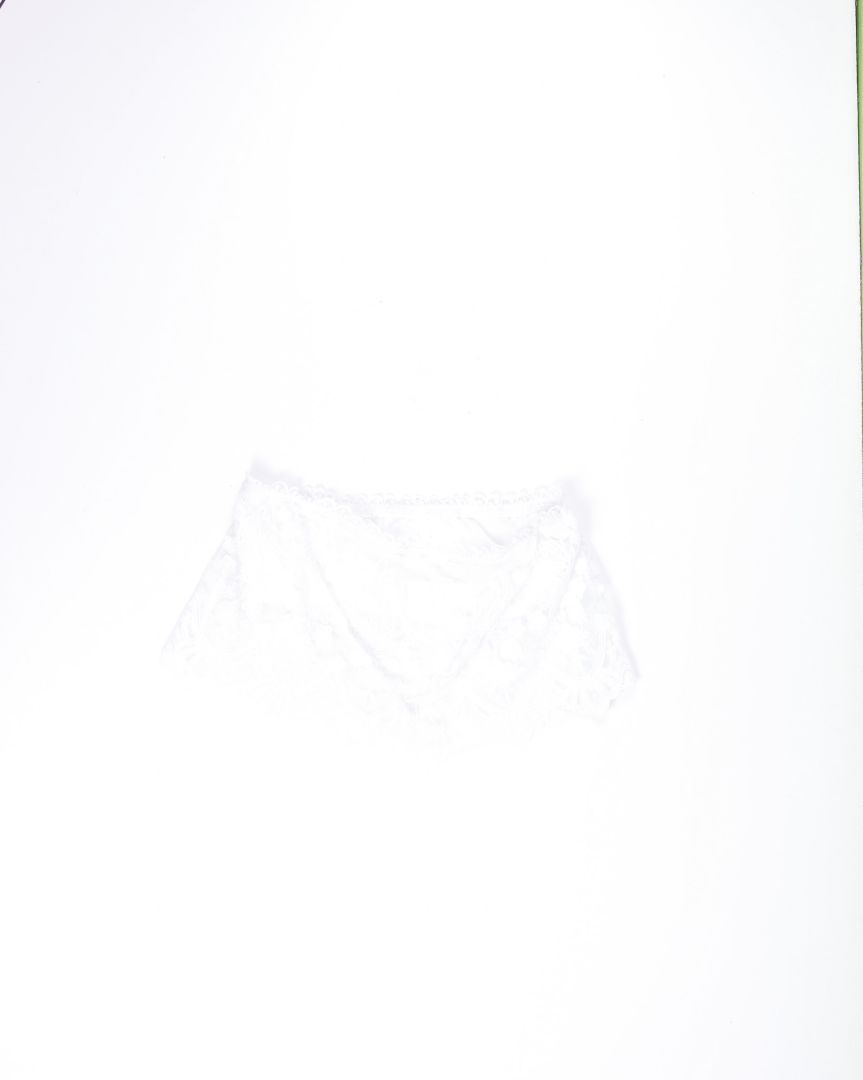 White Shein Lace Tube Top, 1X