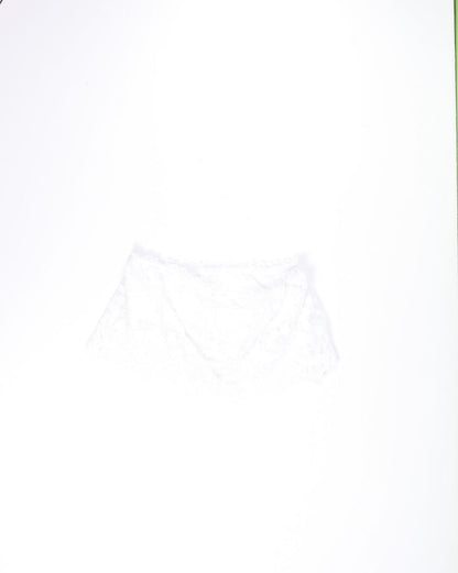 White Shein Lace Tube Top, 1X