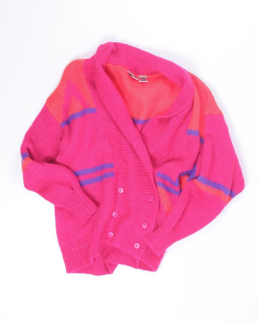 Pink/Orange Hughes Cardigan, M