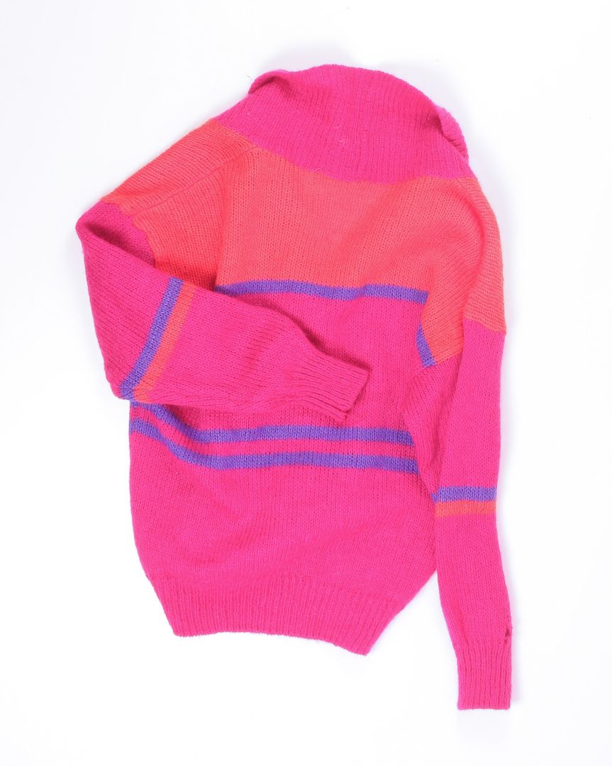 Pink/Orange Hughes Cardigan, M