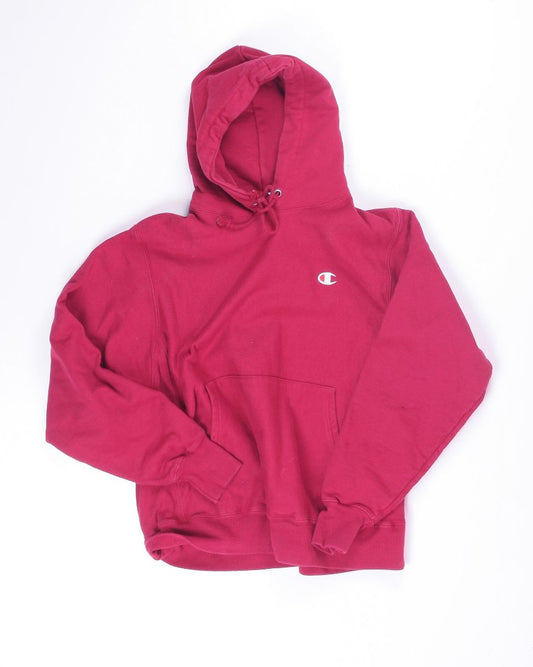 Red Champion Hoodie, M
