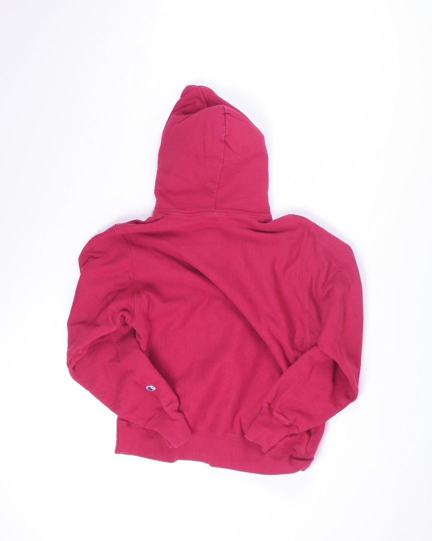 Red Champion Hoodie, M