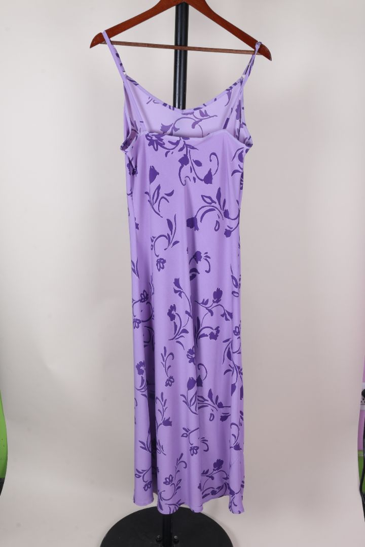 Purple Express Silk Dress, 5/6