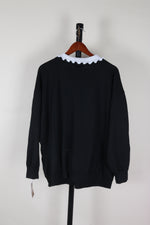 Black Nutcracker Collared Sweater, L