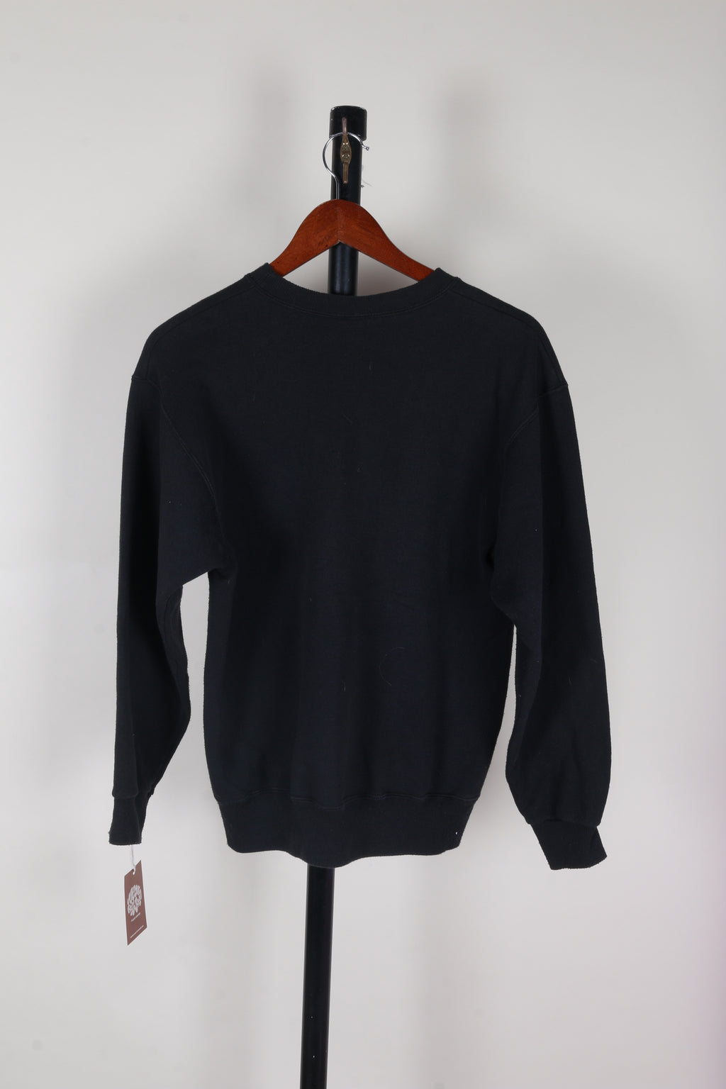 Black Hanes Crewneck, M