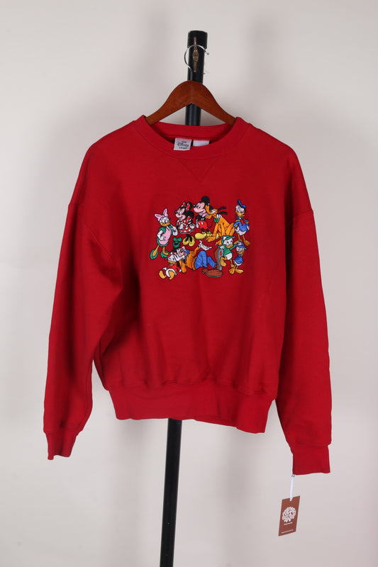 Red Disney Crewneck, M