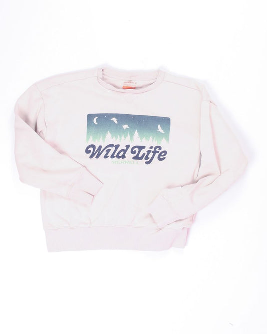 Cream Merrell Graphic Pullover, M