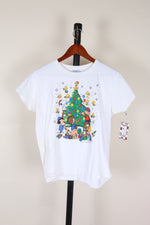 White Gildan Graphic Tee, M