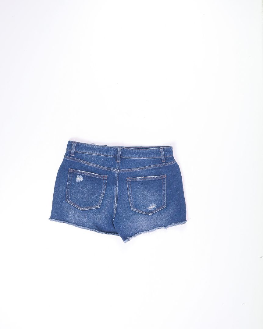 Denim Time & Tru High Rise Cutoff Shorts, 12