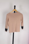 Beige  Long Sleeve, M