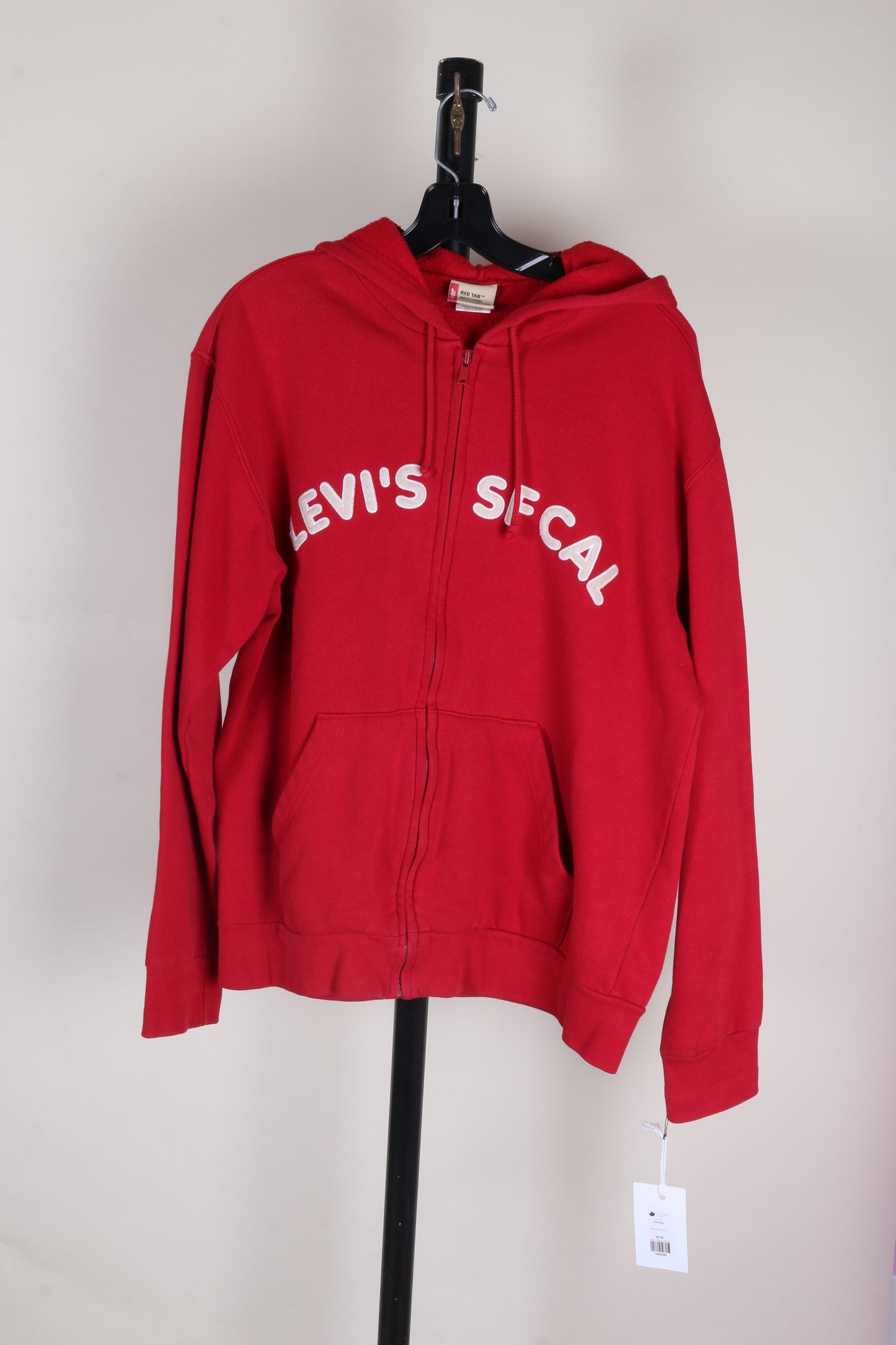 Red Levi's Zip Up, M