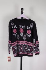 Black/Pink Cafe La Vie Sweater, 1