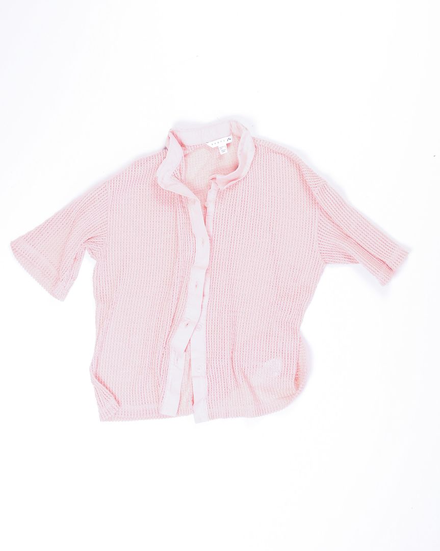 Pink Rusty Button Down, S