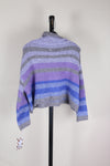 Purple Striped Sincerely Jules Cropped Turtleneck, S