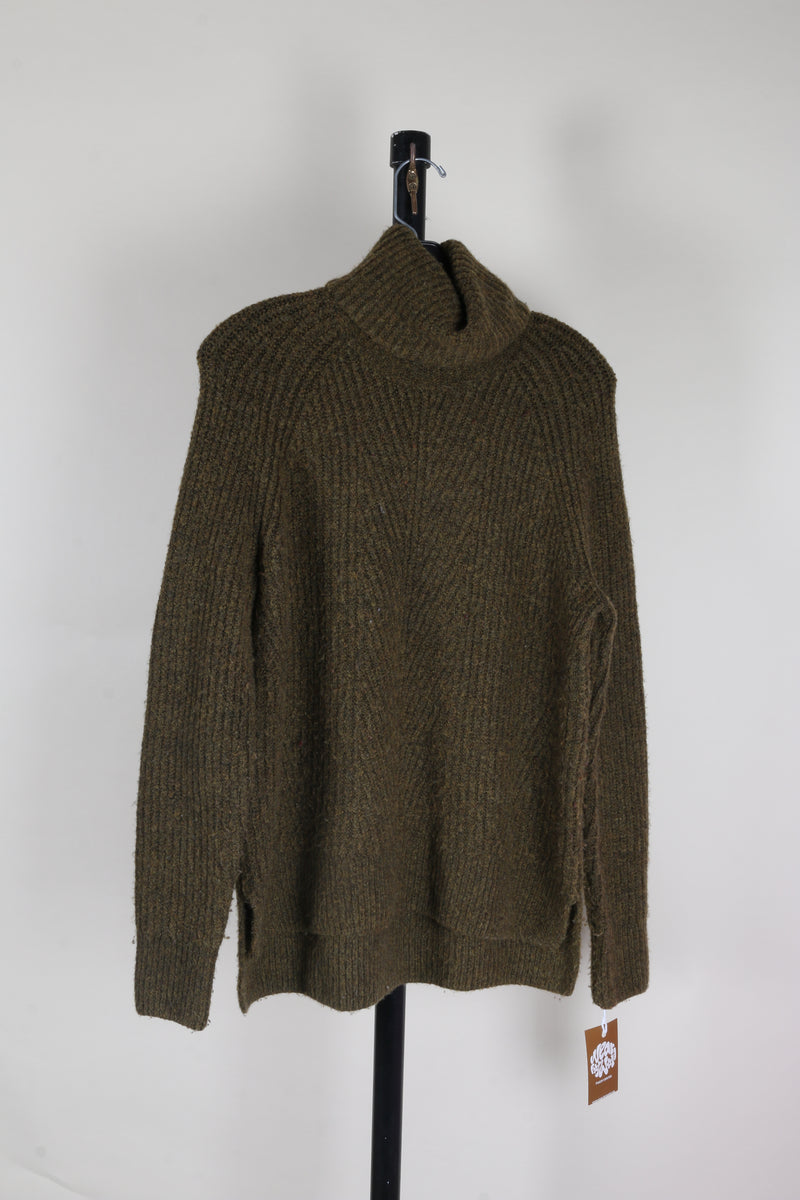 Green Madewell Turtleneck Sweater, S