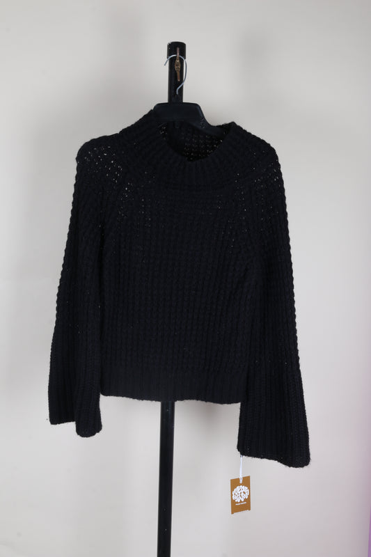 Black Maeve Chunky Sweater, XS