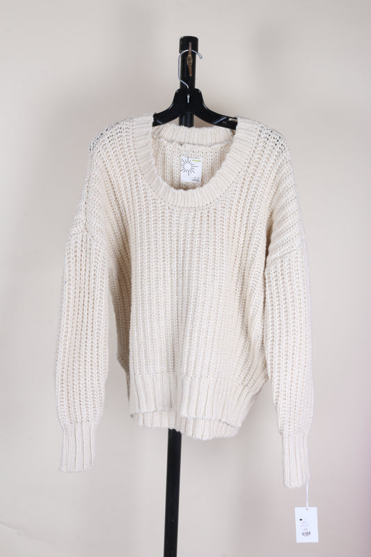 Cream Offline by Aerie Chunky Sweater, XS