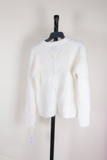 White Madewell Knit Sweater, XS