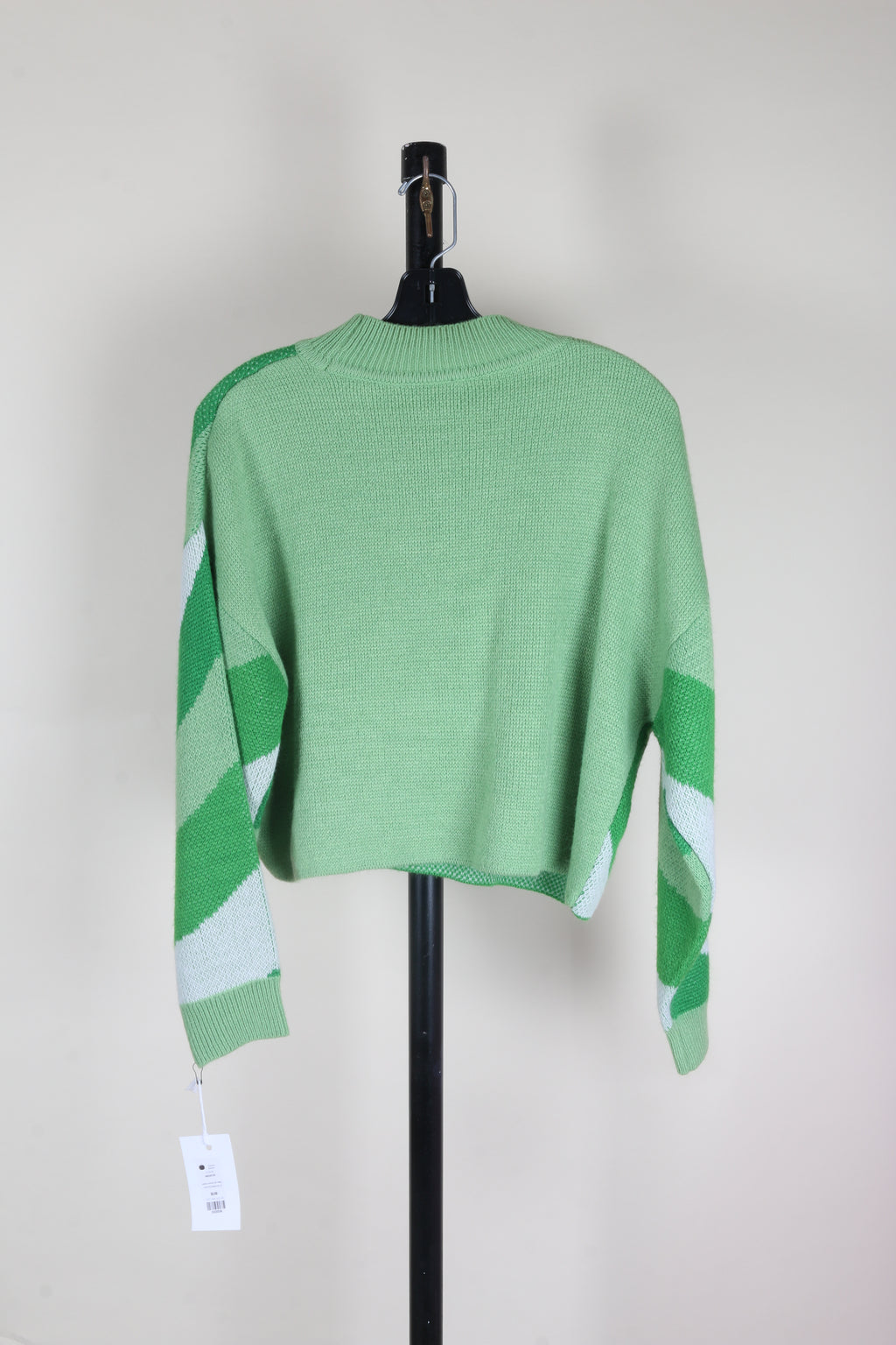 Green Divided by H&M Cropped Sweater, M