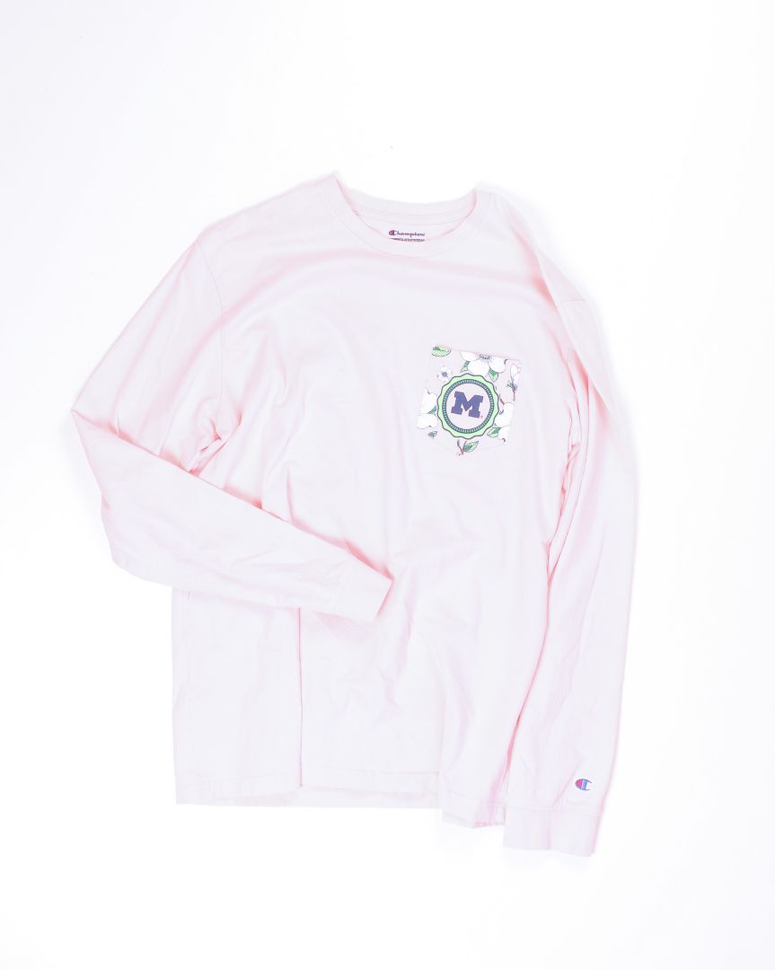 Pink Champion Long Sleeve, XL
