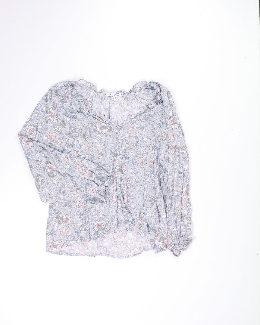 Green Wallflower Blouse, 3X