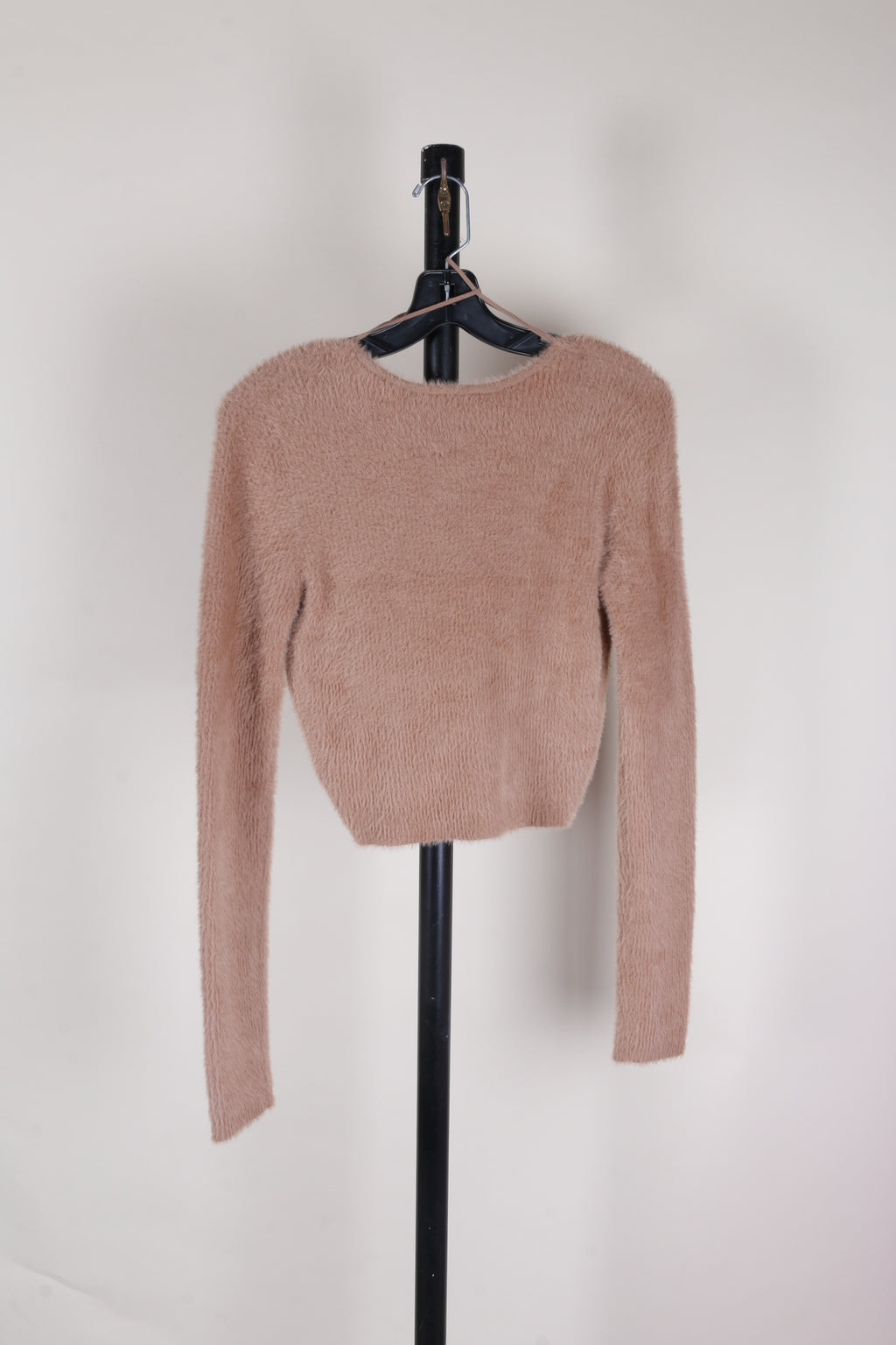 Tan Aerie Cropped Sweater, M