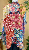 Patterned Moss Rose Tied Cardigan, O/S
