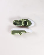 Green Vans Mary Janes, 8