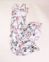 White Floral Maxi Dress, M