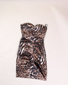 Animal Print Jump Apparel Mini Dress, 3/4