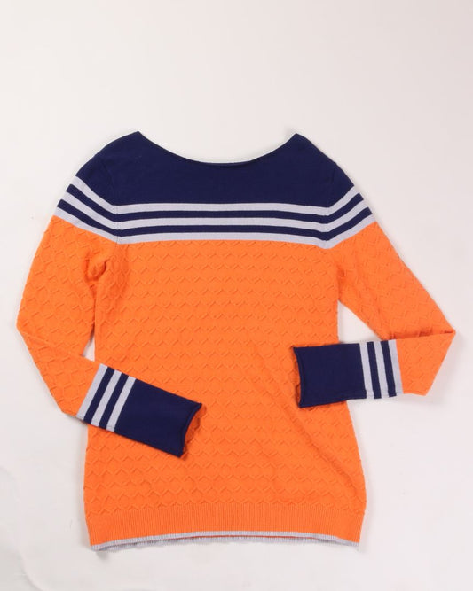 Orange/Blue  Light Sweater, M