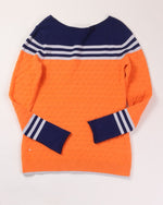 Orange/Blue  Light Sweater, M