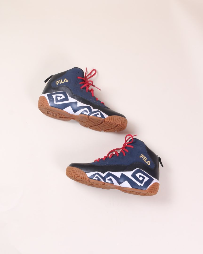 Blue Fila MB Sneakers, 10.5