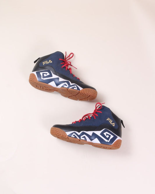 Blue Fila MB Sneakers, 10.5