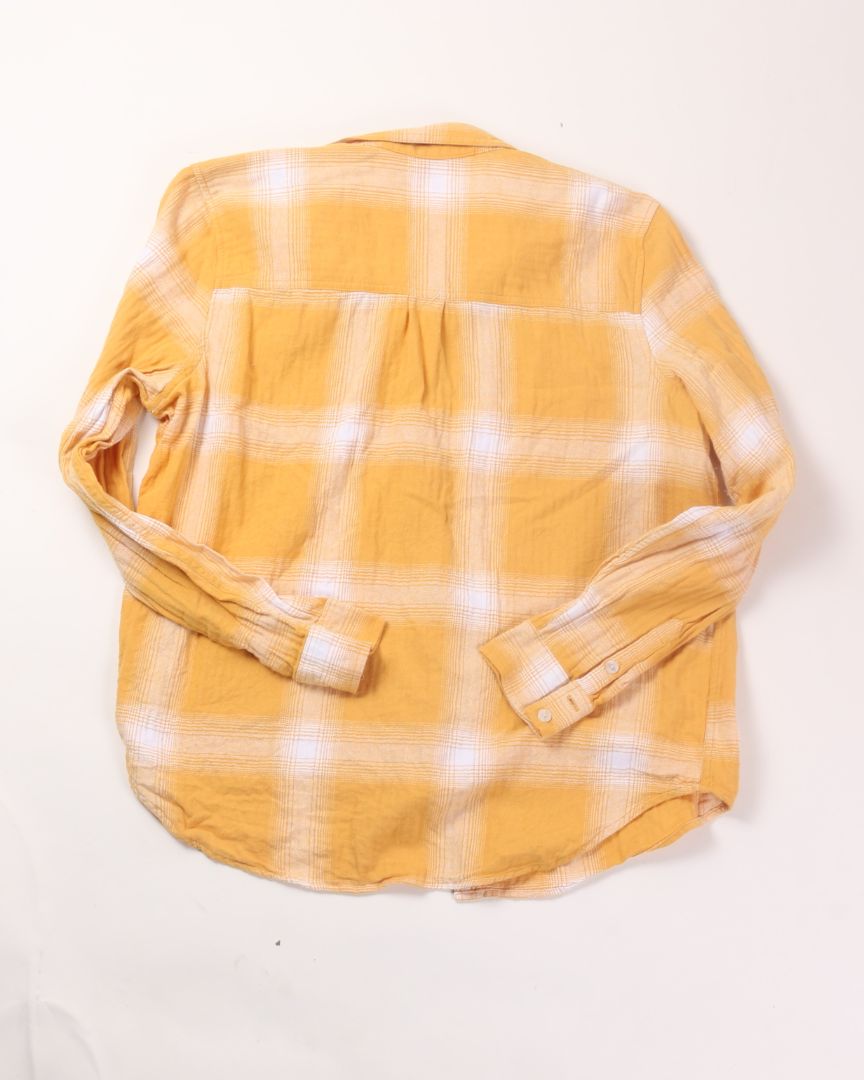 Yellow Universal Thread Flannel, L