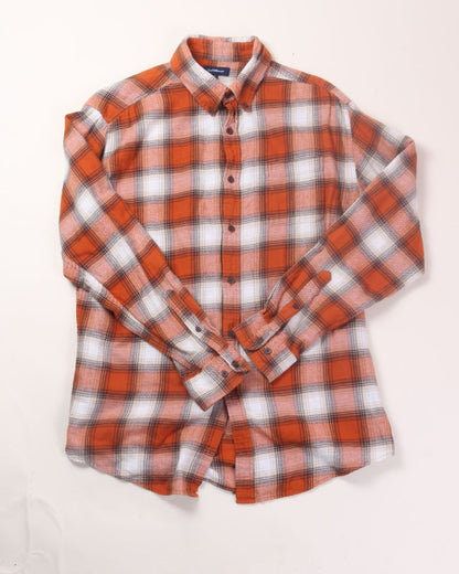 Orange Croft & Barrow Flannel, L