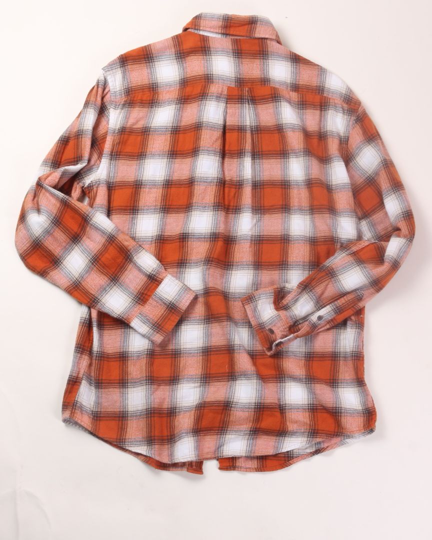 Orange Croft & Barrow Flannel, L