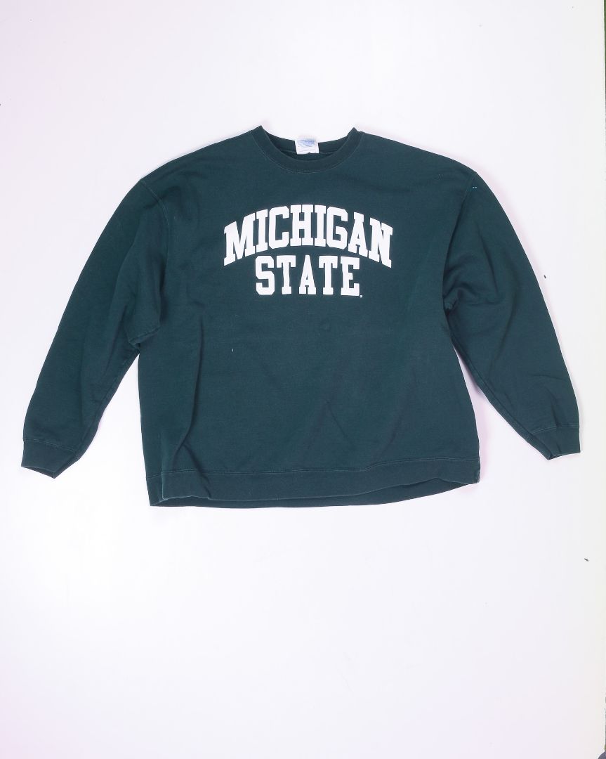 Green Hanes Crewneck, 2X