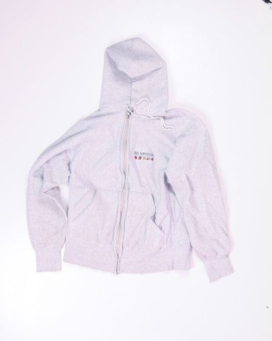 Gray Lee Zip Up Hoodie, XL